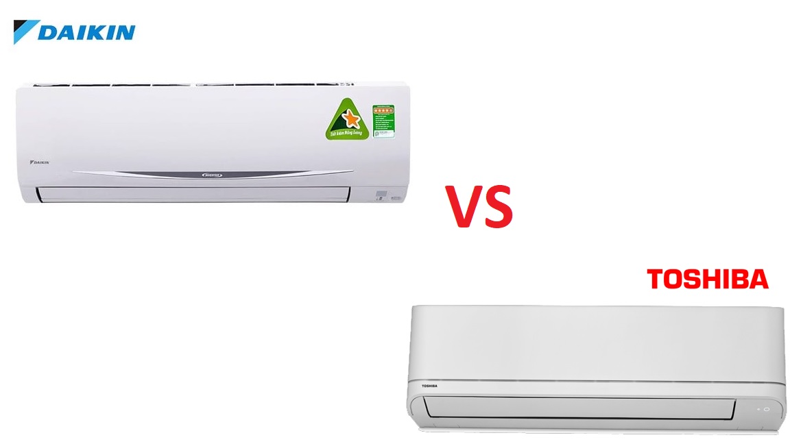 So sánh máy lạnh Daikin và Toshiba
