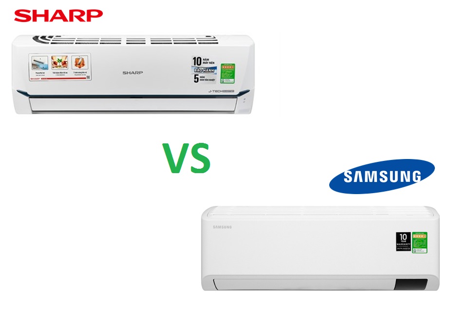 So sánh máy lạnh Sharp và Samsung: Nên mua máy lạnh Sharp hay Samsung?