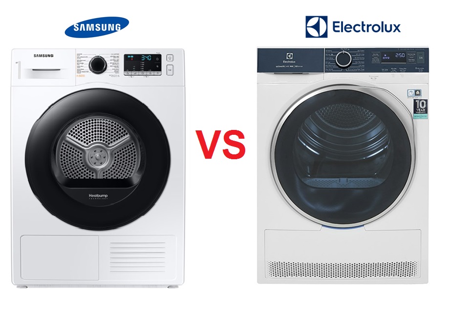 So sánh máy sấy Samsung và Electrolux: Nên mua máy sấy Samsung hay Electrolux? 
