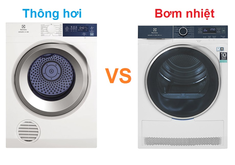So sánh máy sấy thông hơi và bơm nhiệt: Nên mua máy sấy thông hơi hay bơm nhiệt?