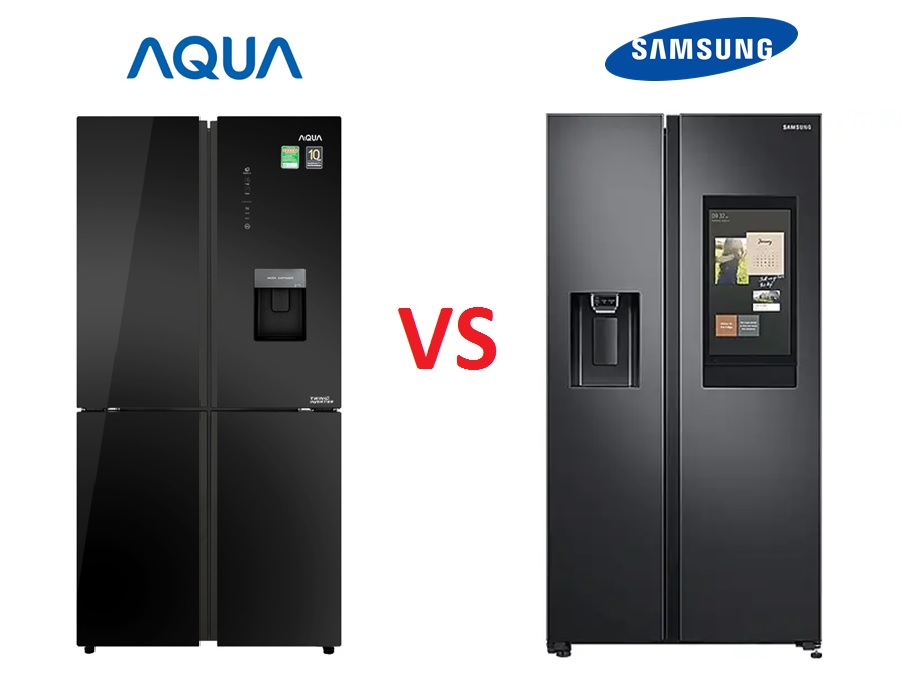 So sánh tủ lạnh Aqua và Samsung: Nên mua tủ lạnh Aqua hay SamSung.