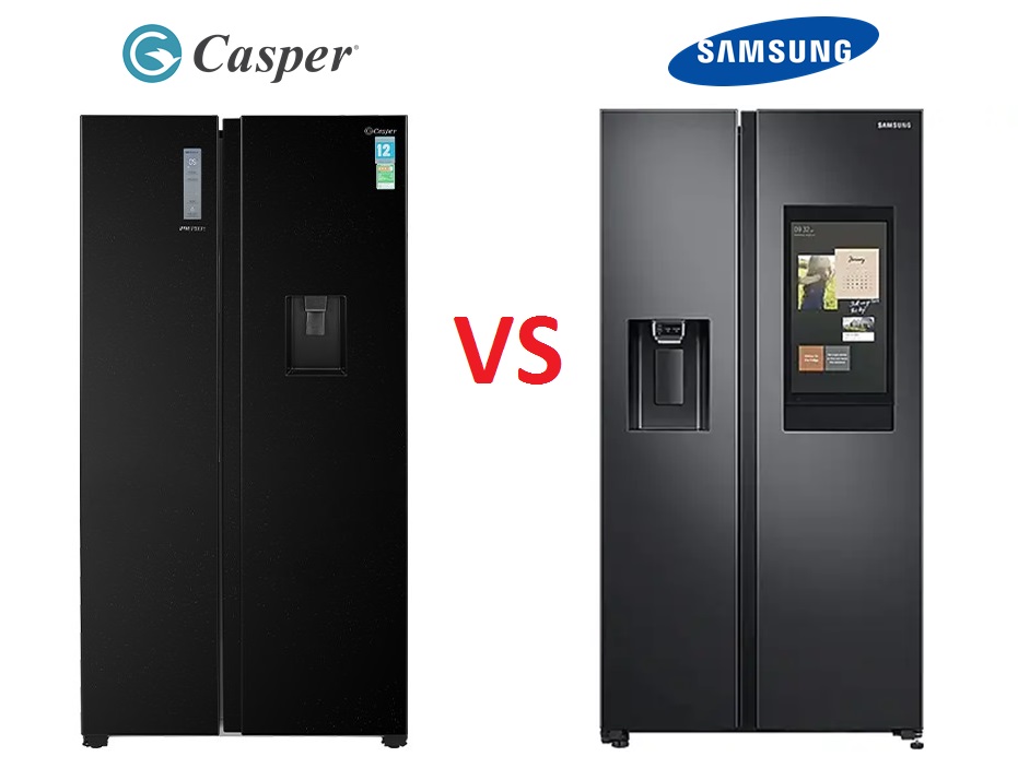 So sánh tủ lạnh Casper và Samsung: Nên mua tủ lạnh Casper hay Samsung?
