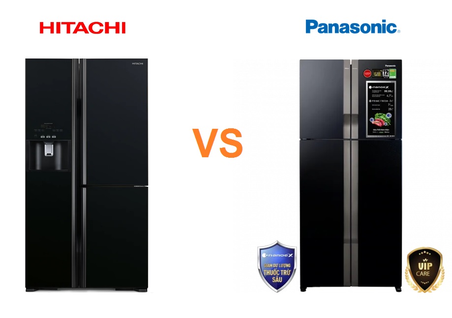  So sánh tủ lạnh Hitachi và Panasonic. Nên mua dùng tủ lạnh Hitachi hay Panasonic