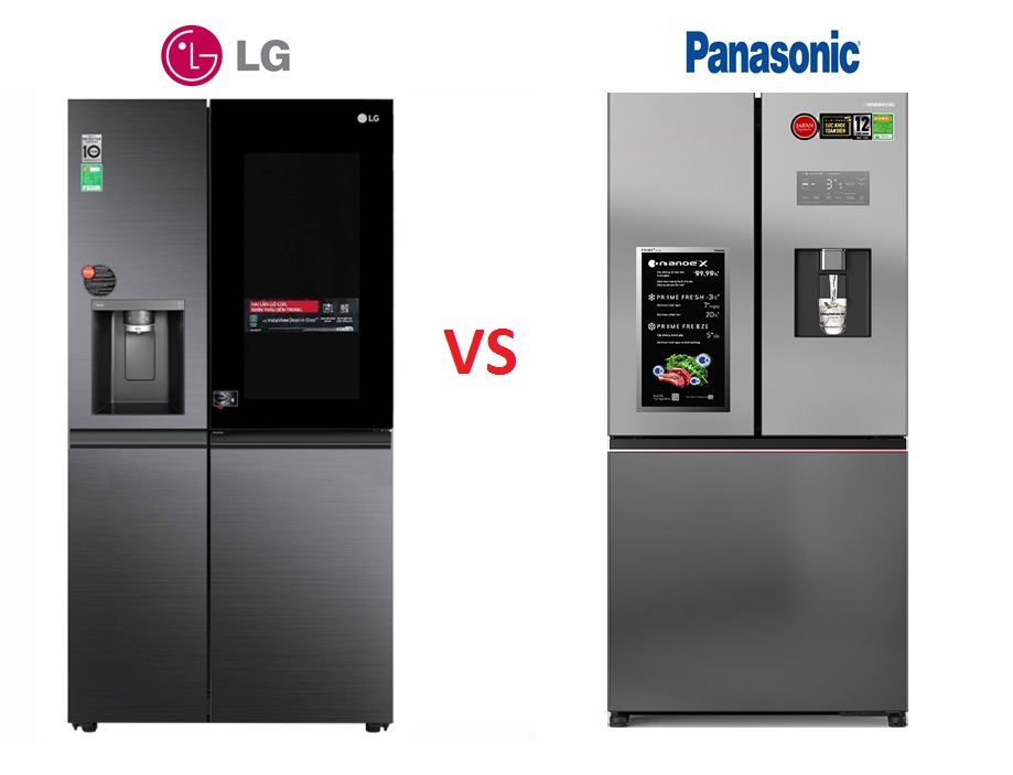 So sánh tủ lạnh LG và Panasonic: Nên mua tủ lạnh LG hay Panasonic ?