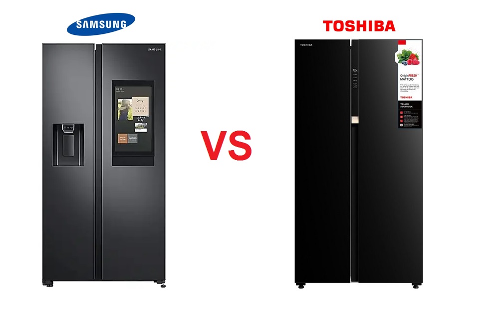 So sánh tủ lạnh SamSung và Toshiba: Nên mua tủ lạnh samsung hay toshiba