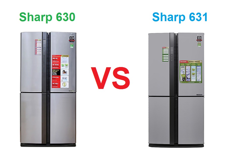 Tủ lạnh Sharp Inverter 556 lít SJ-FX630V-ST giá tốt, có trả góp