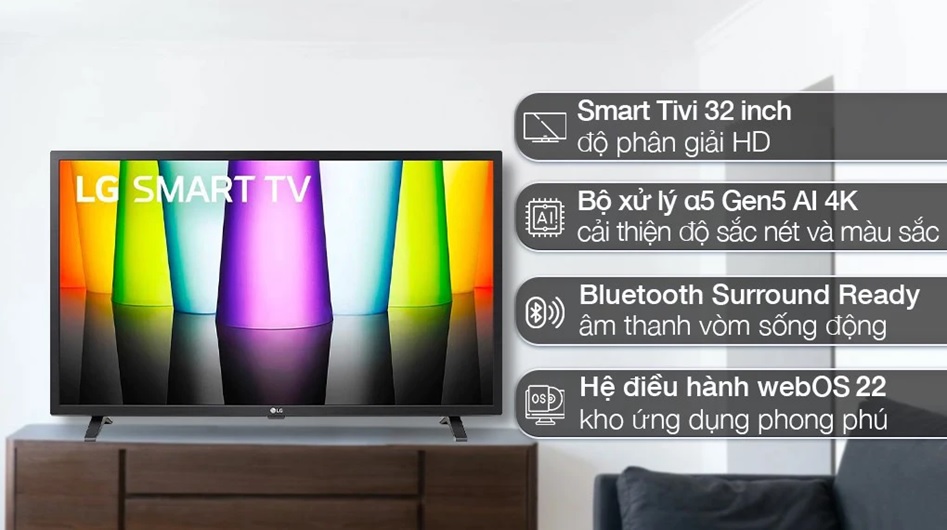 Smart Tivi LG 32 inch 32LM570BPTC 3 Trải nghiệm hình ảnh sắc nét với Tivi LG 32 Inch