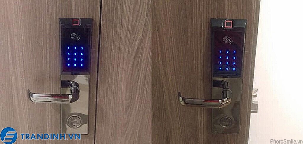 Hình ảnh lắp đặt khoá cửa Adel cho khách hàng