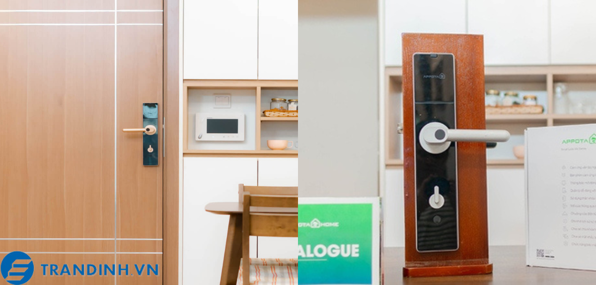 Hình ảnh thực tế khóa vân tay Appota