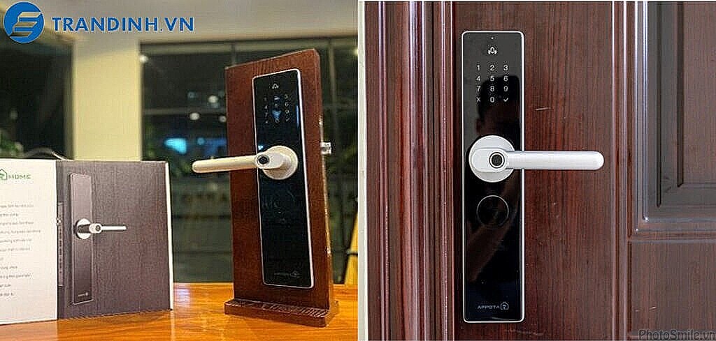 Hình ảnh thực tế khóa vân tay Appota