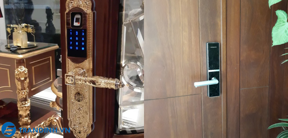 Hình ảnh lắp đặt khoá điện tử Dessmann.