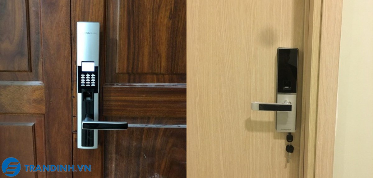 Hình ảnh lắp đặt khoá điện tử Dessmann.