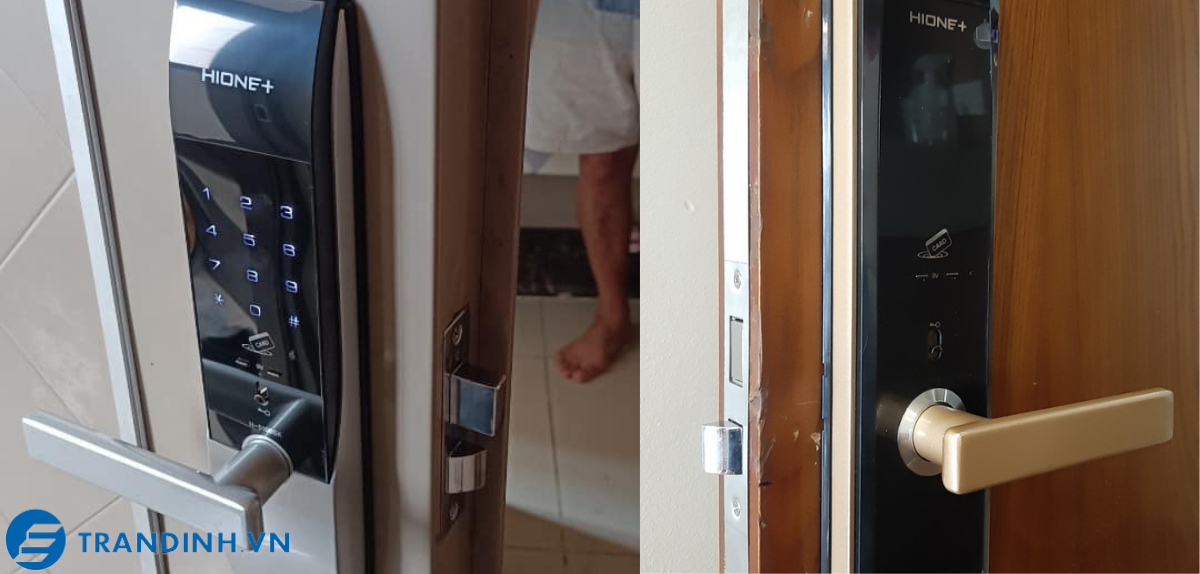 Khóa cửa thẻ từ – mã số Hione H-5100 11 Hình ảnh lắp đặt khóa điện từ Hione cho khách hàng