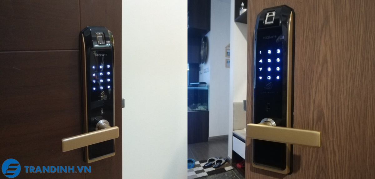 Khóa cửa thẻ từ – mã số Hione H-5100 12 Hình ảnh lắp đặt khóa điện từ Hione cho khách hàng