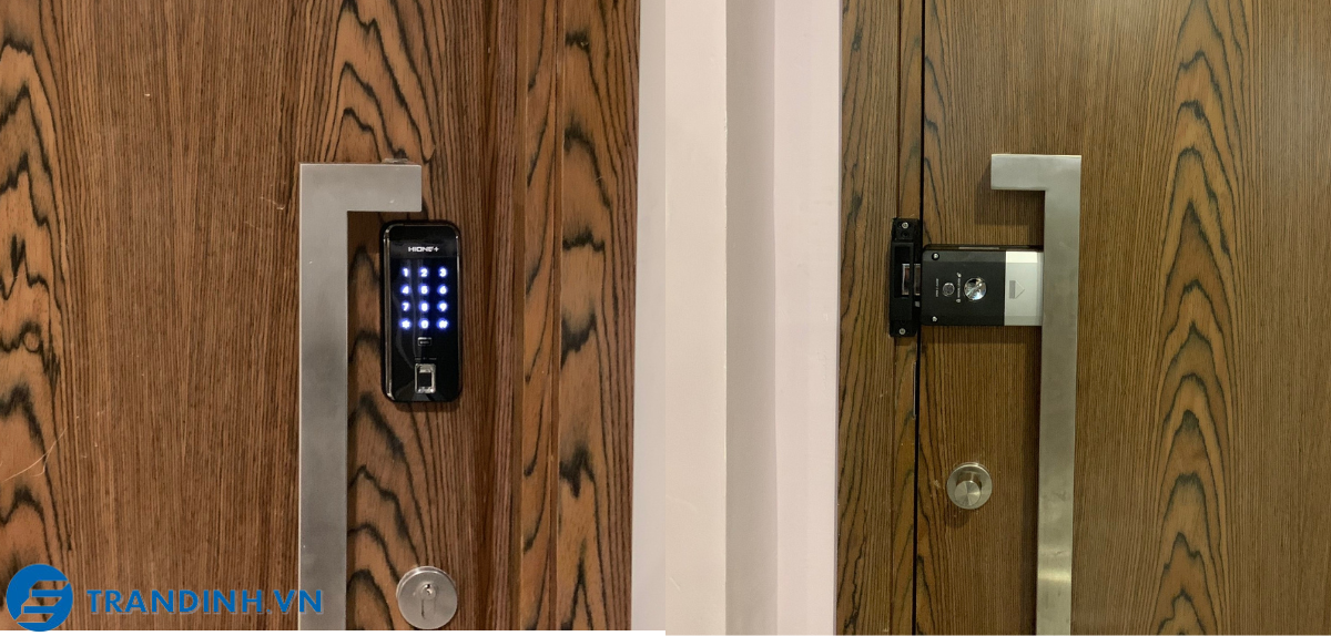 Khóa cửa thẻ từ – mã số Hione H-5100 2 Hình ảnh lắp đặt khóa điện từ Hione cho khách hàng