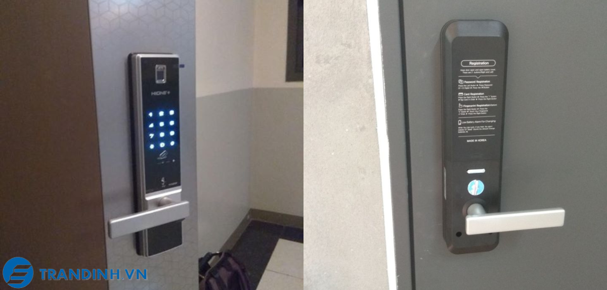 Khóa cửa thẻ từ – mã số Hione H-5100 4 Hình ảnh lắp đặt khóa điện từ Hione cho khách hàng