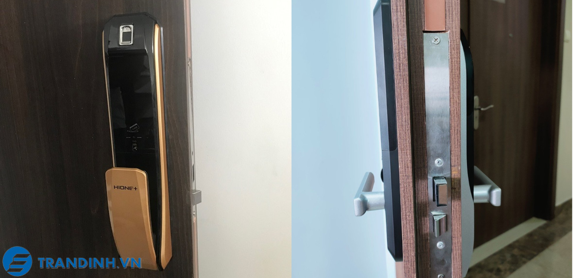 Khóa cửa thẻ từ – mã số Hione H-5100 7 Hình ảnh lắp đặt khóa điện từ Hione cho khách hàng
