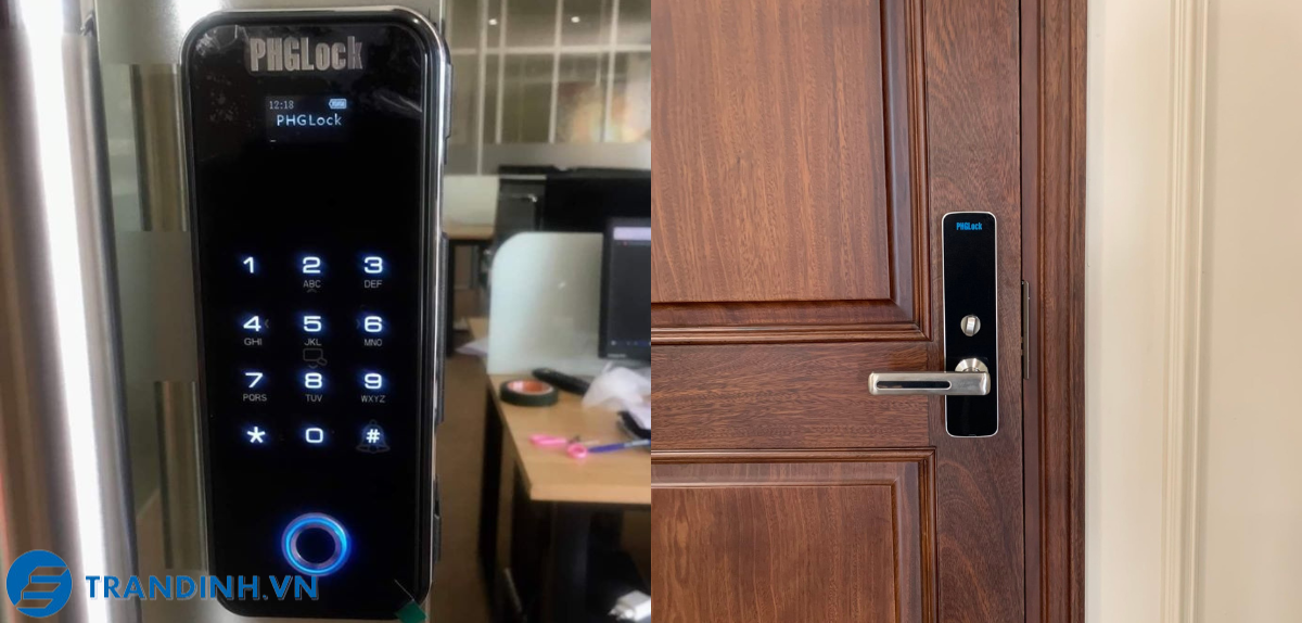 Khoá cửa vân tay - cửa điện tử PHGLock FP8080 11 Hình ảnh thực tế khoá vân tay PGHLock