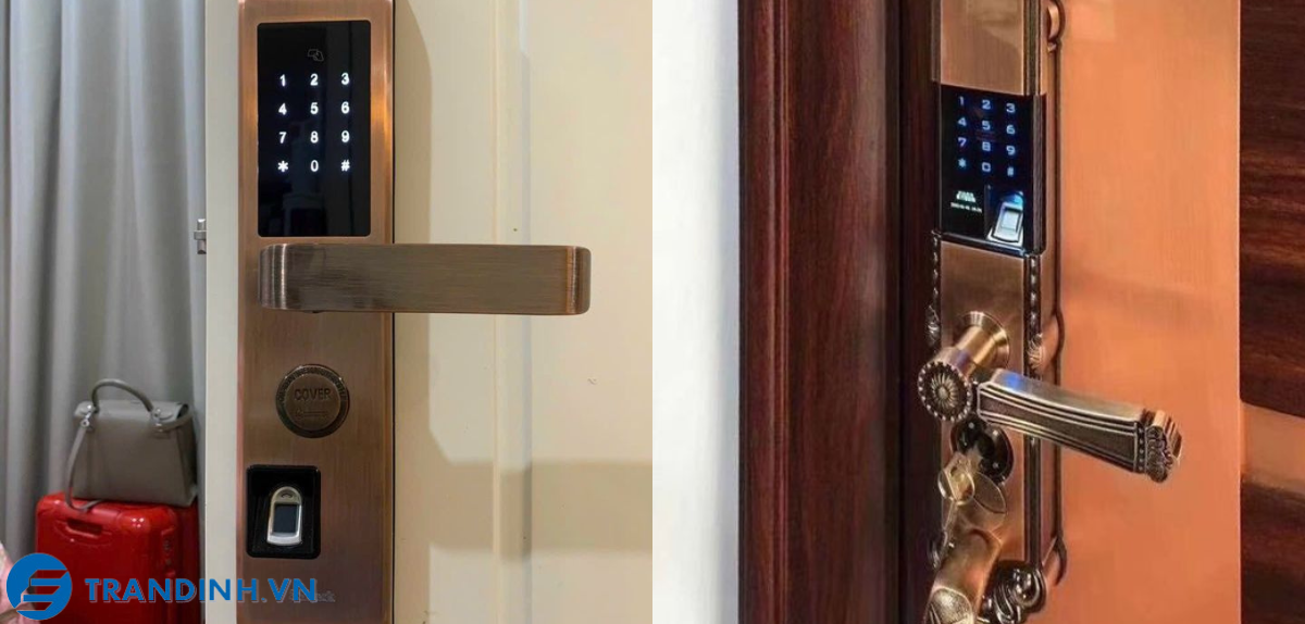 Khoá cửa vân tay SSlock T202 9 Hình ảnh lắp đặt khóa điện tử SSLock cho khách