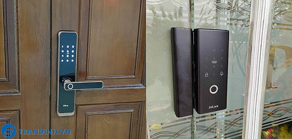 Khoá cửa vân tay SSlock T202 14 Hình ảnh lắp đặt khóa điện tử SSLock cho khách