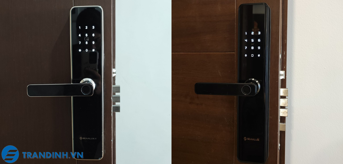 Khóa vân tay Seaaluk A2 10 Hình ảnh lắp đặt khóa điện tử Seaaluk cho khách hàng