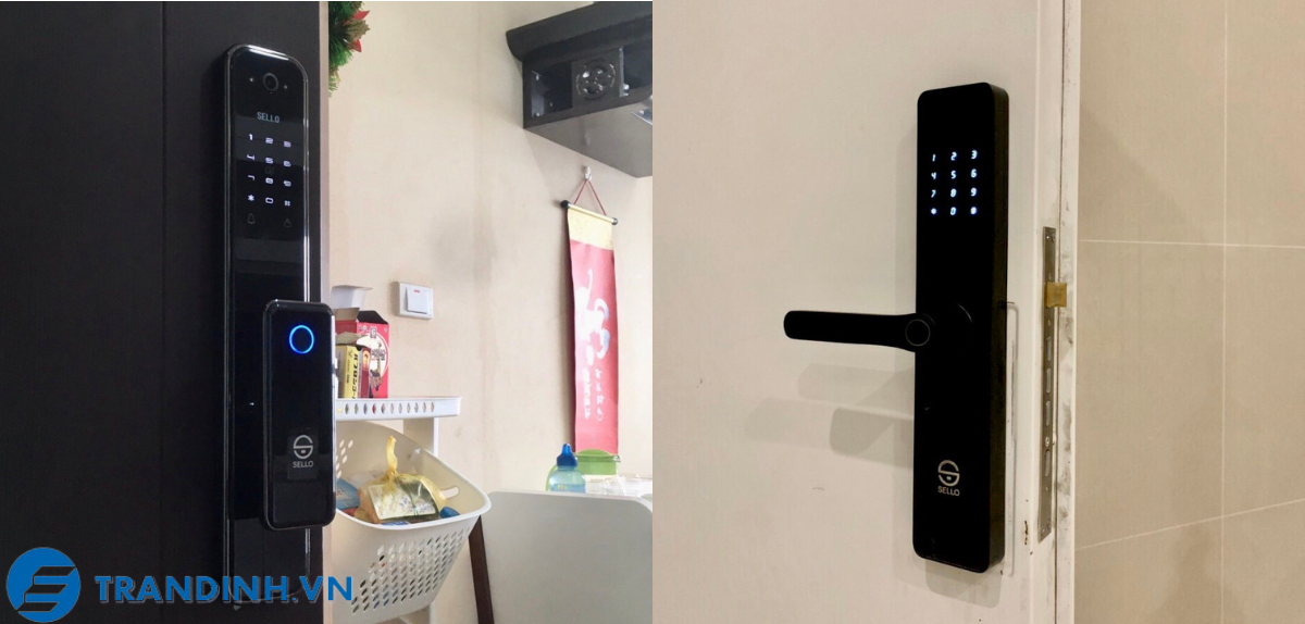 Cảm Biến Vân Tay là gì ? Có mấy loại ? Nguyên lý hoạt động 18 Hình ảnh lắp đặt khóa vân tay Sello cho khách hàng