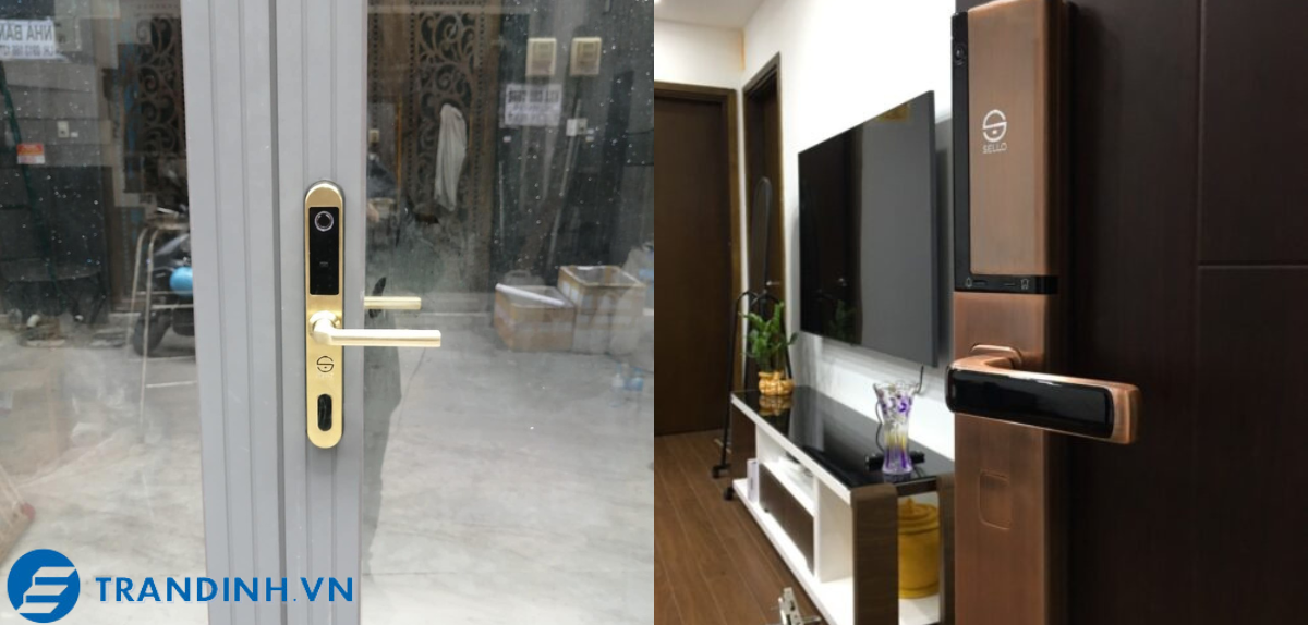 Cảm Biến Vân Tay là gì ? Có mấy loại ? Nguyên lý hoạt động 5 Hình ảnh lắp đặt khóa vân tay Sello cho khách hàng