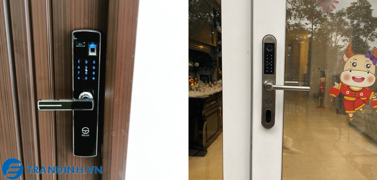 Cảm Biến Vân Tay là gì ? Có mấy loại ? Nguyên lý hoạt động 6 Hình ảnh lắp đặt khóa vân tay Sello cho khách hàng