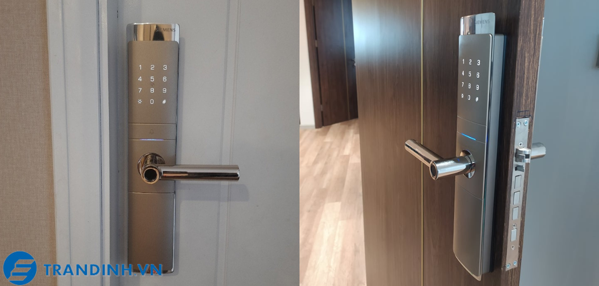 Khóa cửa vân tay SIEMENS C320 12 Hình ảnh lắp đặt khóa điện tử Siemens