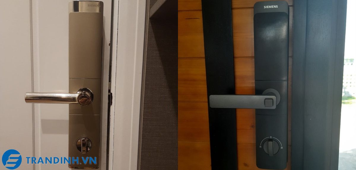 Khóa cửa vân tay SIEMENS C320 14 Hình ảnh lắp đặt khóa điện tử Siemens