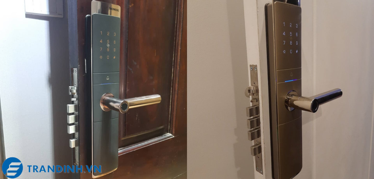 Khóa cửa vân tay SIEMENS C320 17 Hình ảnh lắp đặt khóa điện tử Siemens