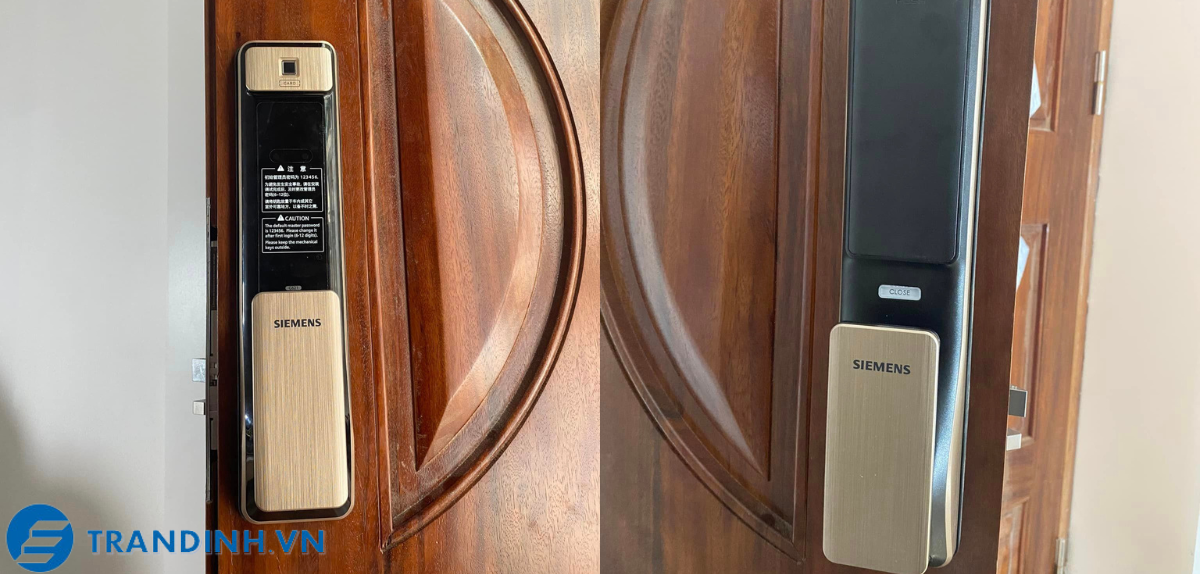 Khóa cửa vân tay SIEMENS C320 21 Hình ảnh lắp đặt khóa điện tử Siemens