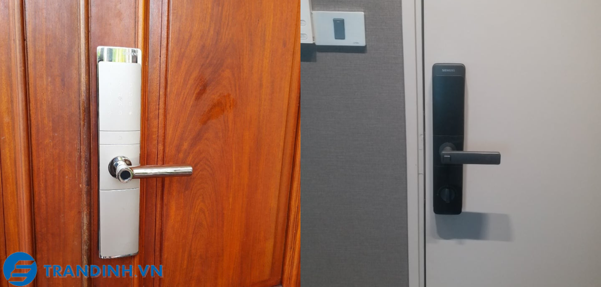 Khóa cửa vân tay SIEMENS C320 4 Hình ảnh lắp đặt khóa điện tử Siemens