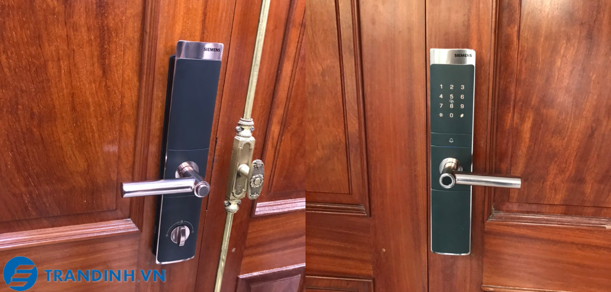 Khóa cửa vân tay SIEMENS C320 22 Hình ảnh lắp đặt khóa điện tử Siemens