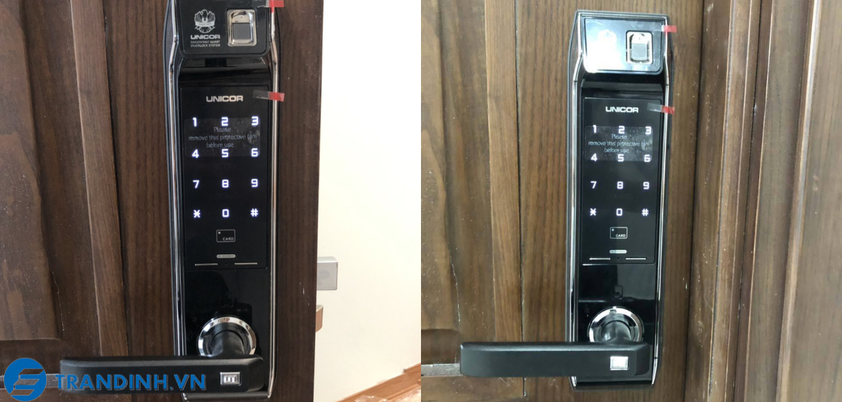 Khóa cửa kính Unicor UN-325S-GL-CL 7 Hình ảnh lắp đặt khoá điện tử Unicor cho khách hàng.
