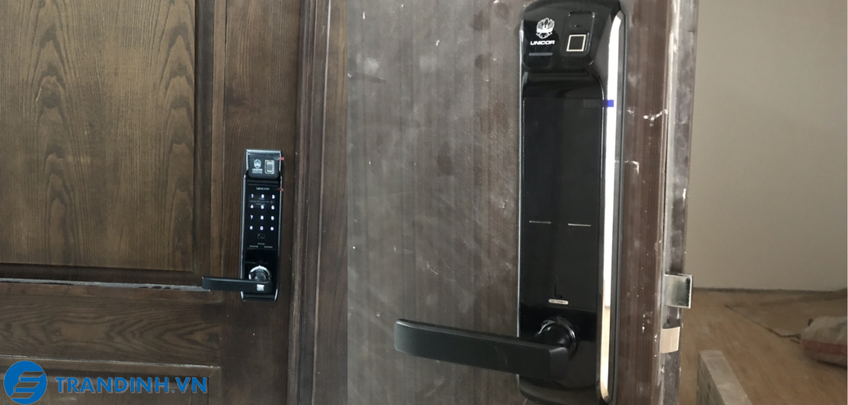 Khóa cửa kính Unicor UN-325S-GL-CL 8 Hình ảnh lắp đặt khoá điện tử Unicor cho khách hàng.