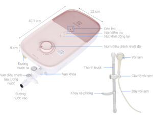 Bình nóng lạnh trực tiếp Electrolux EWE451LB-DPX2 4500W 10 Bình nóng lạnh trực tiếp Electrolux EWE451LB-DPX2 45000W