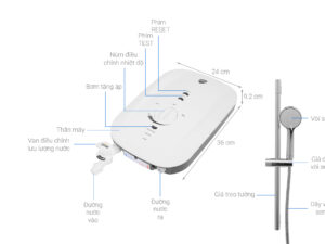 Bình nóng lạnh trực tiếp Ferroli MIDO-MSP 4.5S 11 Bình nóng lạnh trực tiếp Ferroli MIDO-MSP 4.5S 4500KW