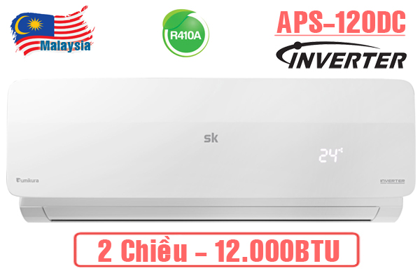 APS/APO-H120GOLD, Điều hòa Sumikura 12000BTU 2 chiều Inverter
