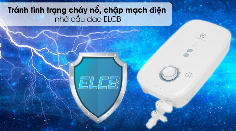 Bảo vệ an toàn tuyệt đối người dùng với cầu dao chống cháy nổ ELCB