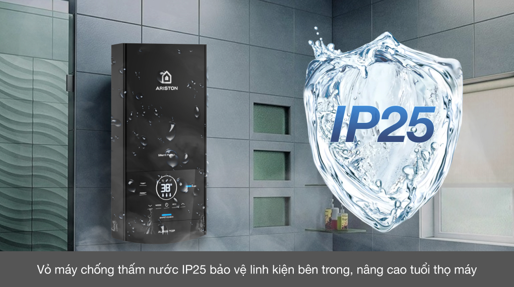 Vỏ chống nước, bụi chuẩn IP25 bền bỉ theo thời gian