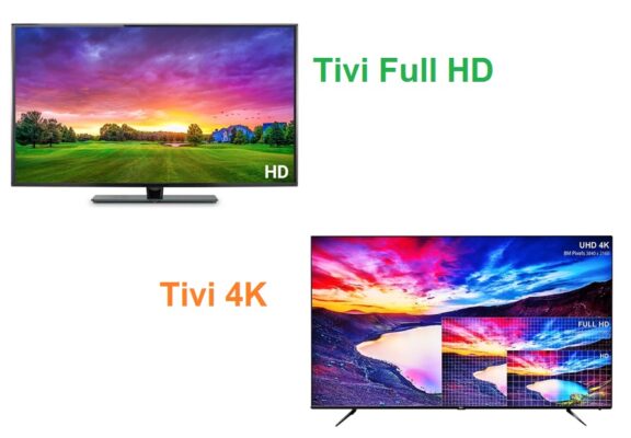 so sanh tivi full hd va 4k