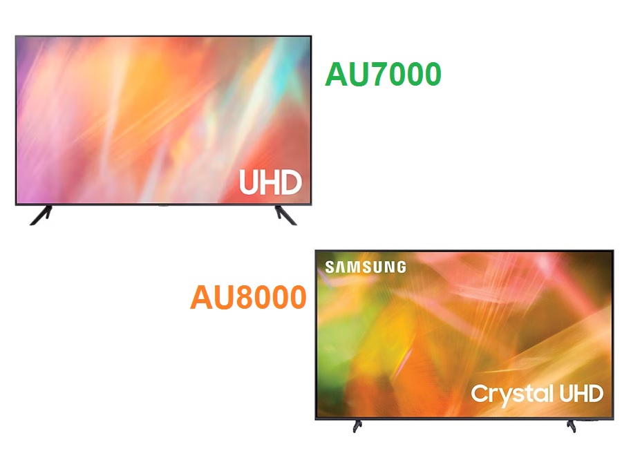  So sánh tivi Samsung AU7000 và AU8000: Nên mua tivi Samsung AU7000 hay AU8000