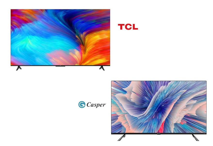  So sánh tivi TCL và Casper: Nên mua tivi TCL hay Casper? 