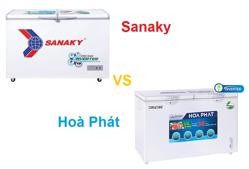 So sánh tủ đông sanaky và hòa phát, nên mua tủ đông sanaky hay hòa phát