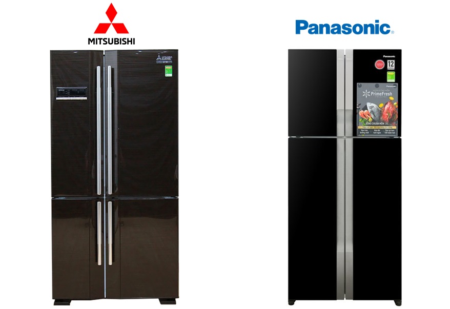  So sánh tủ lạnh Mitsubishi và Panasonic, Nên mua tủ lạnh Mitsubishi hay Panasonic