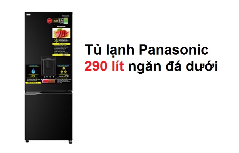 Tủ lạnh Panasonic 290 lít ngăn đá dưới