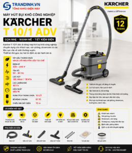 Máy hút bụi công nghiệp Karcher T10/1 Adv 4 Karcher T10 1 adv