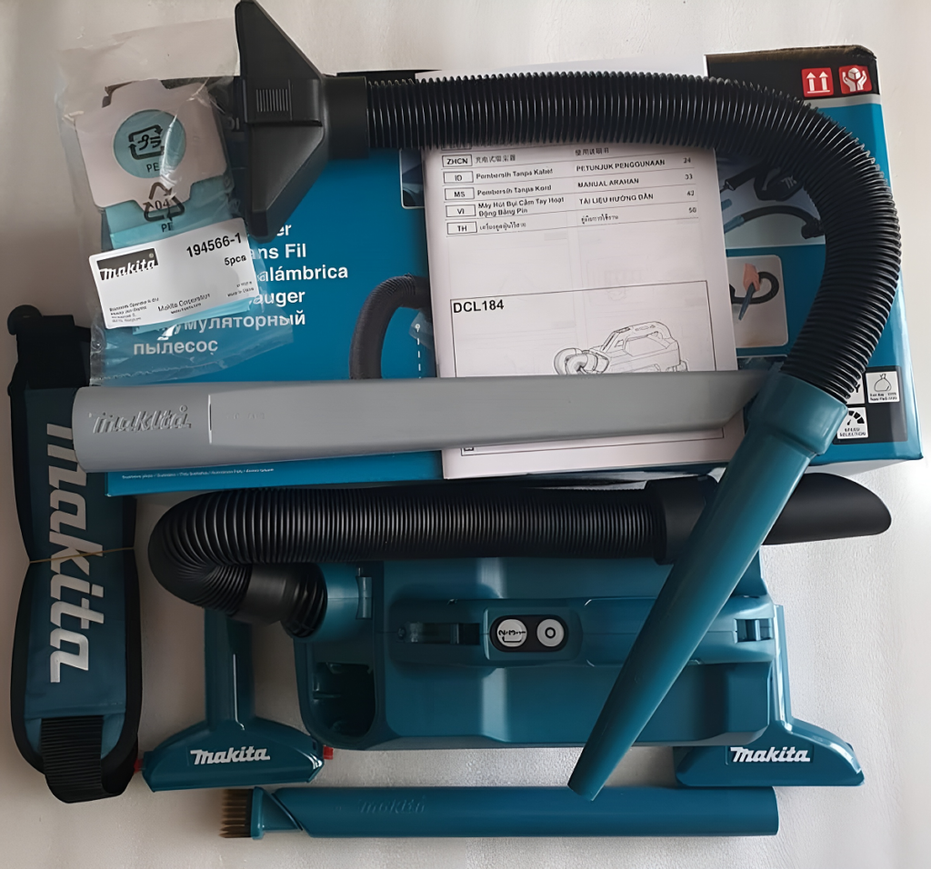 Máy hút bụi dùng pin và điện Makita DVC150LZ 4 hinh anh ban giao may hut bui makita cho nha may 1