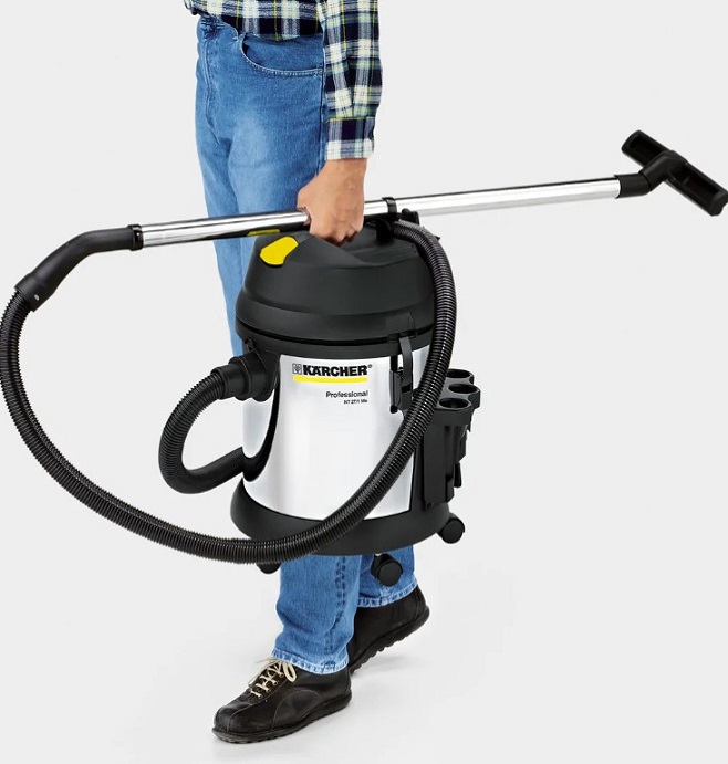 Máy hút bụi công nghiệp Karcher T 12/1 9 may hut bui cong nghiep karcher so huu dong co hien dai
